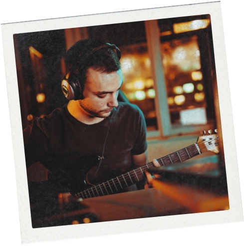 Playing Electric Guitar